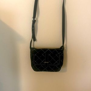 Vera Bradley small black over shoulder bag